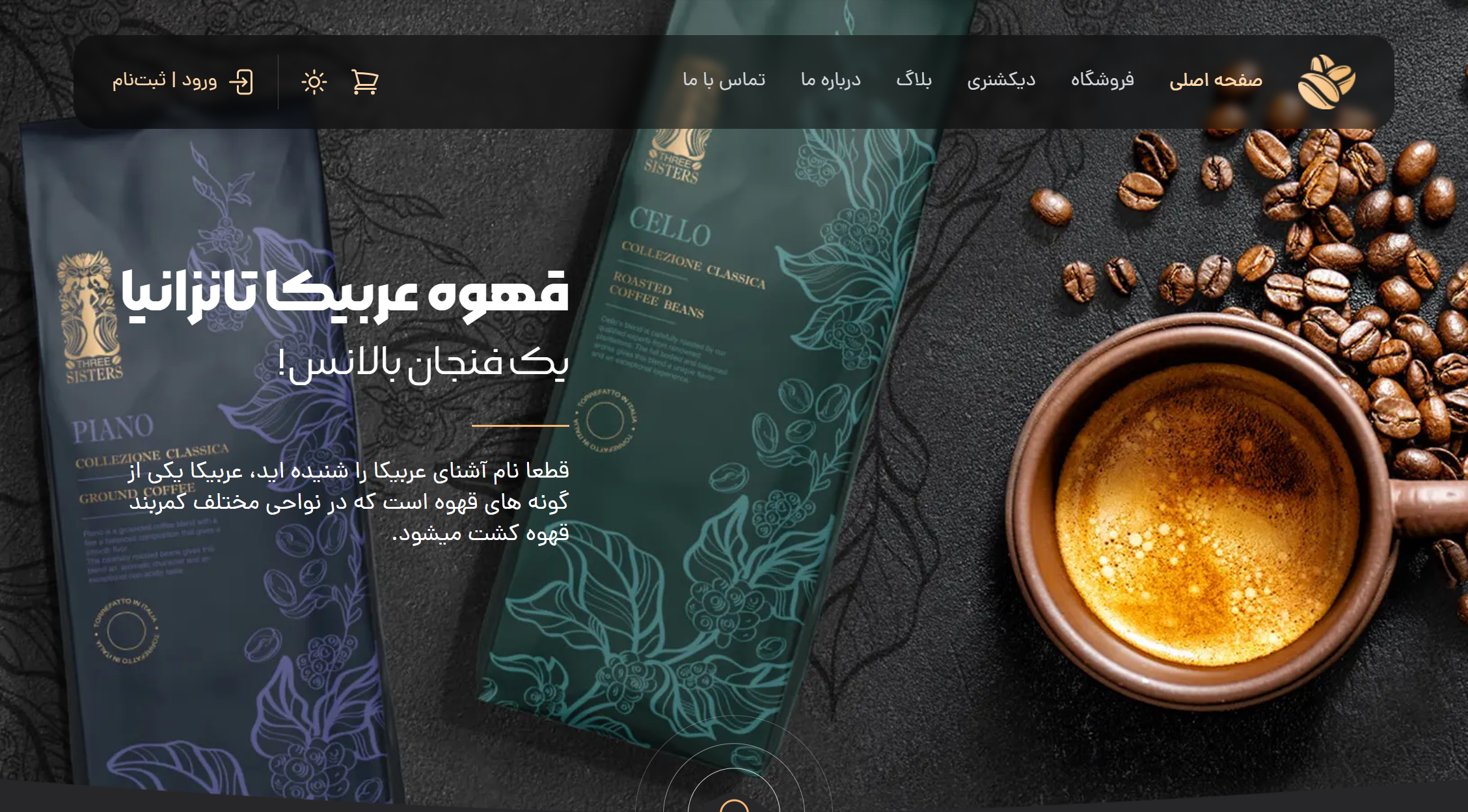پروژه خرید آنلاین قهوه
